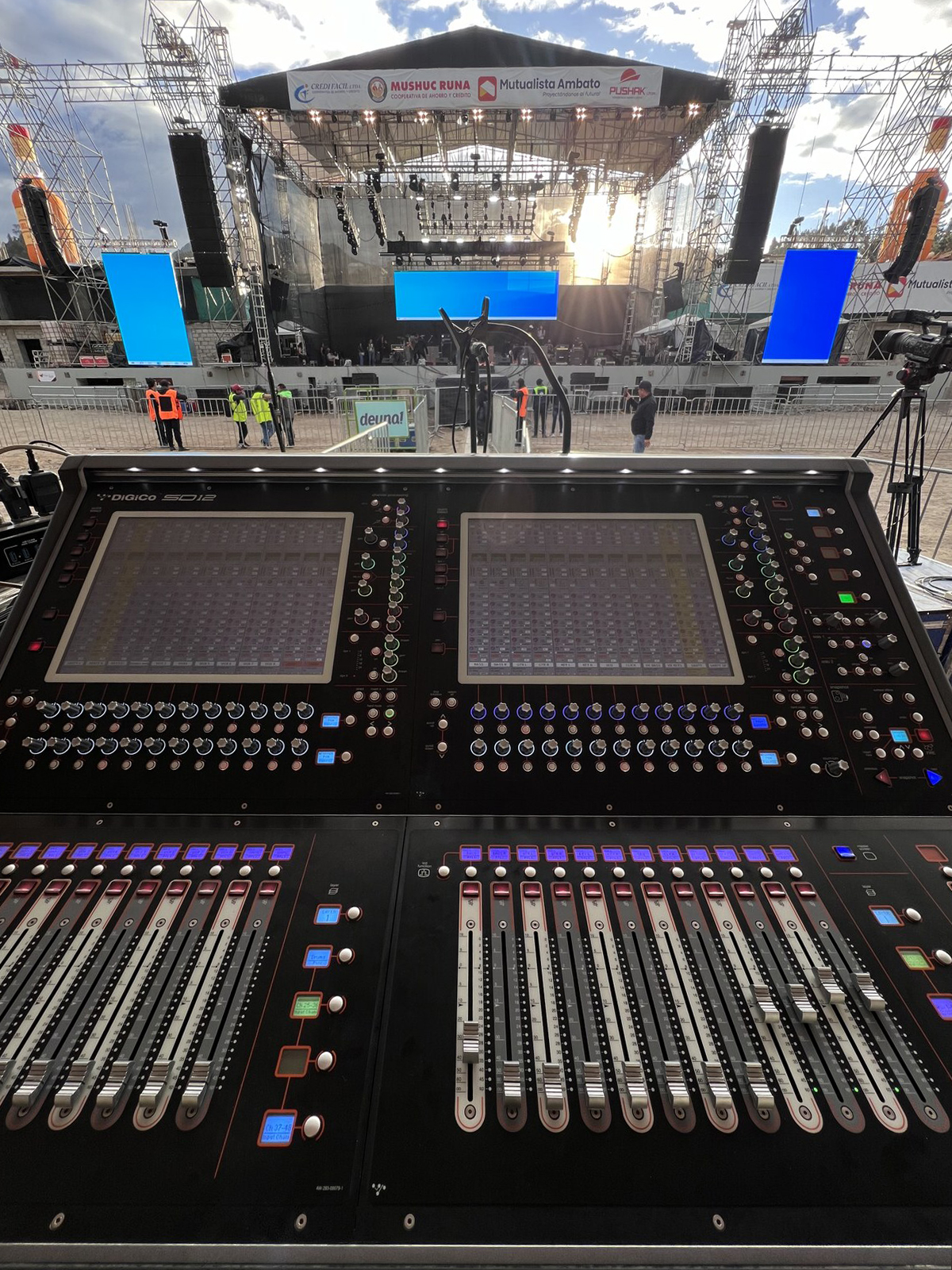 Daytime Festival Setup